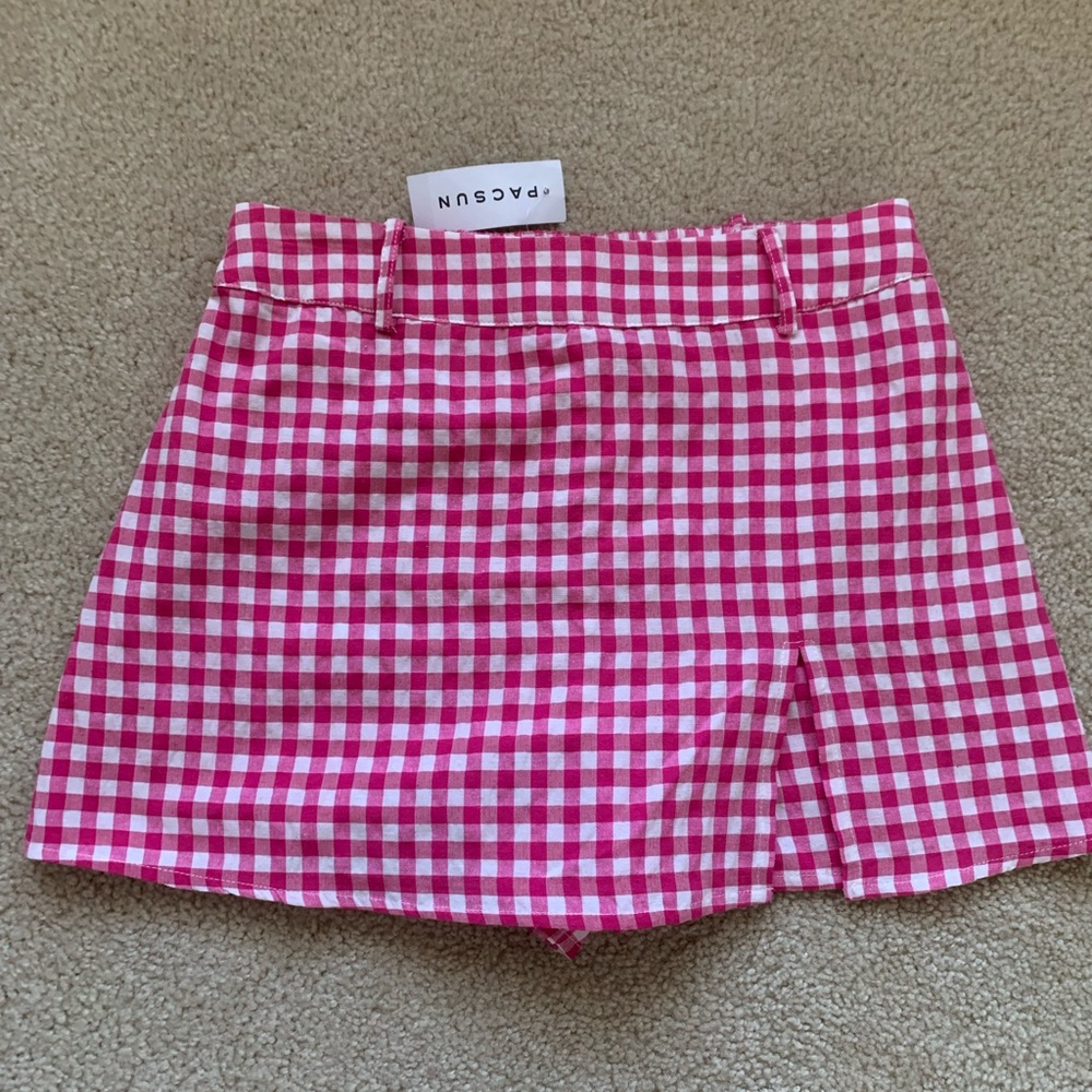 Pacsun Gingham Skort